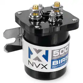 NVX - BIR500 500 AMP Battery Relay Isolator and Relay for Cars, RVs, ATVs, UTVs, and Boats.