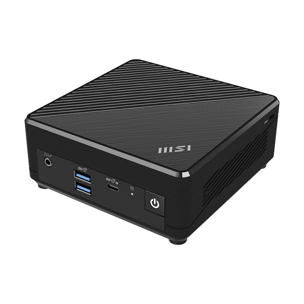 MSI - Cubi N ADL Mini Desktop - Intel Celeron N100 - 4GB Memory - 128GB SSD - Windows 11 Pro - 1 Year Warranty - Black
