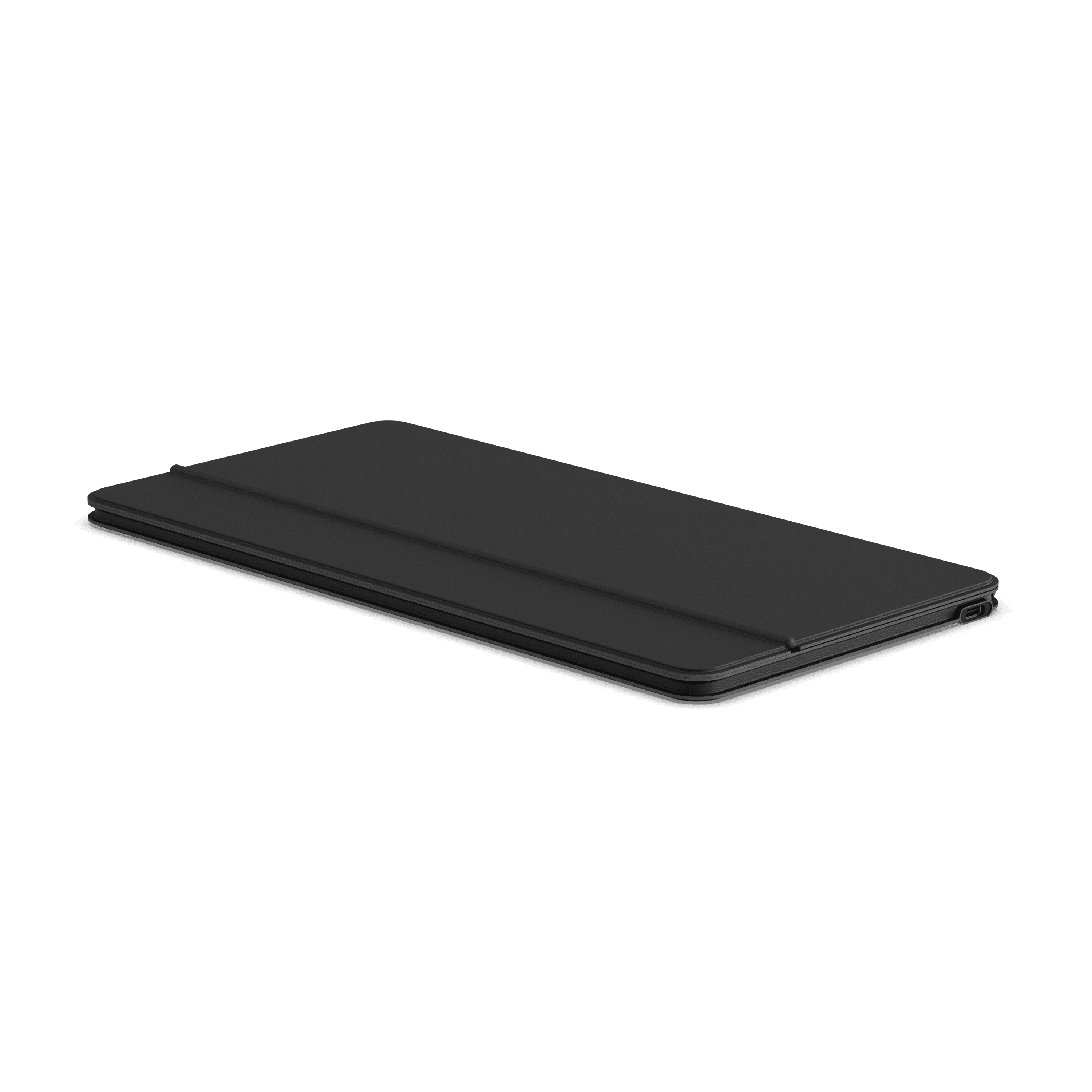 Left. Satechi - OntheGo Bluetooth Keyboard with Adjustable Stand, Connect up 3 Devices, USB C Rechargeable Battery, Compact and Portable - Black.