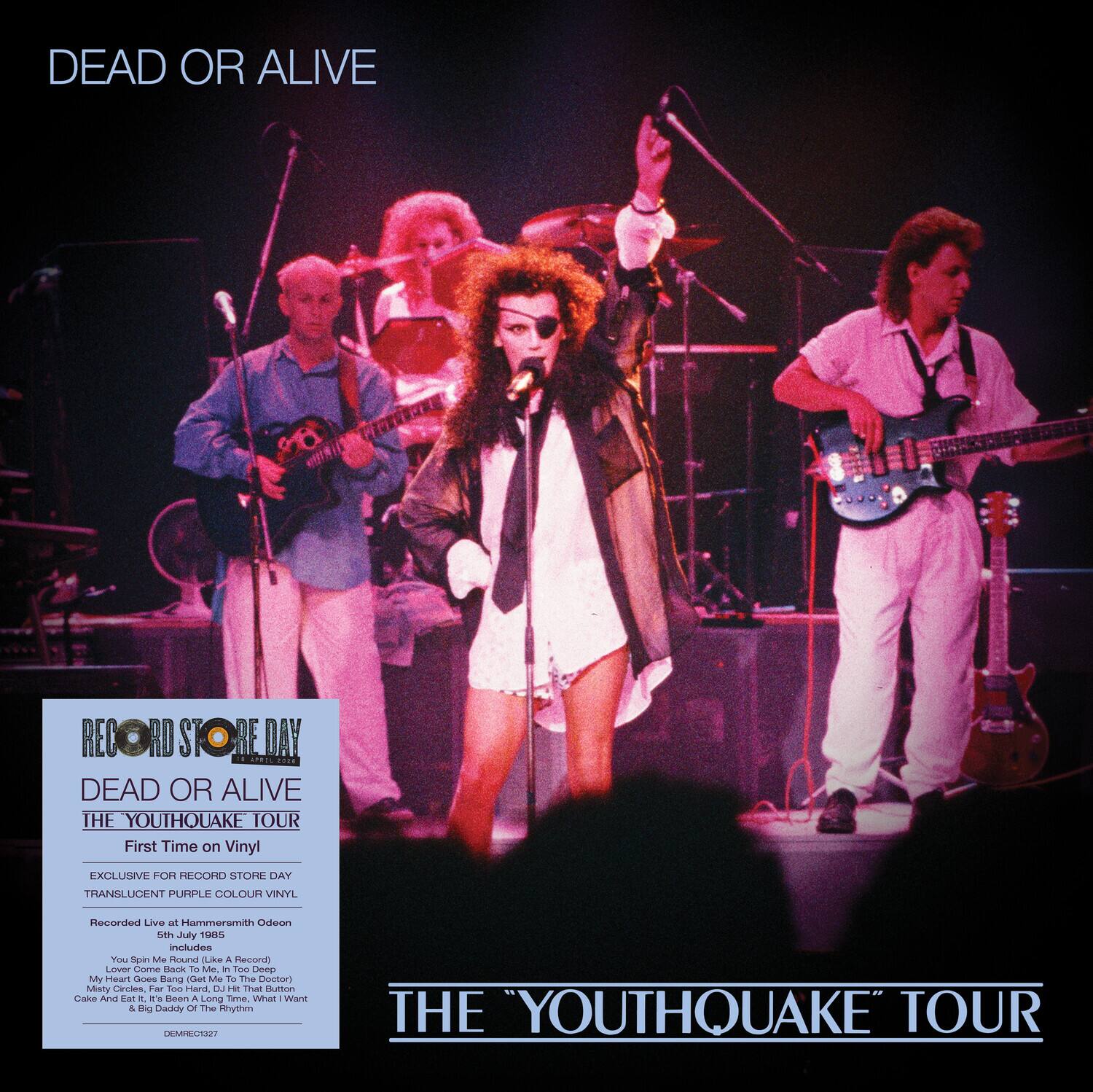 Dead or Alive - Youthquake Tour - Limited RSD 2026 Translucent Purple Colored Vinyl   - VINYL LP