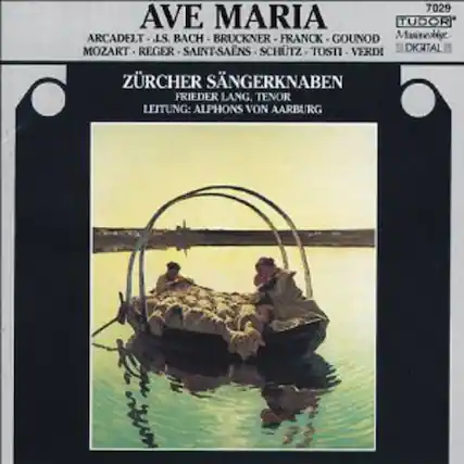 Ave Maria
Arcadelt - J.S. Bach - Bruckner - Franck - Gounod - Mozart - Reger - Saint-Saëns - Schütz - Tosti - Verdi
Zürcher Sängerknaben
Frieder Lang, Tenor
Leitung: Alphons von Aarburg
7029
Mansedige
Tuscan
Digital