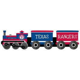 Fan Creations - Texas Rangers 6'' x 24'' Train Cutout Sign - Multicolor
