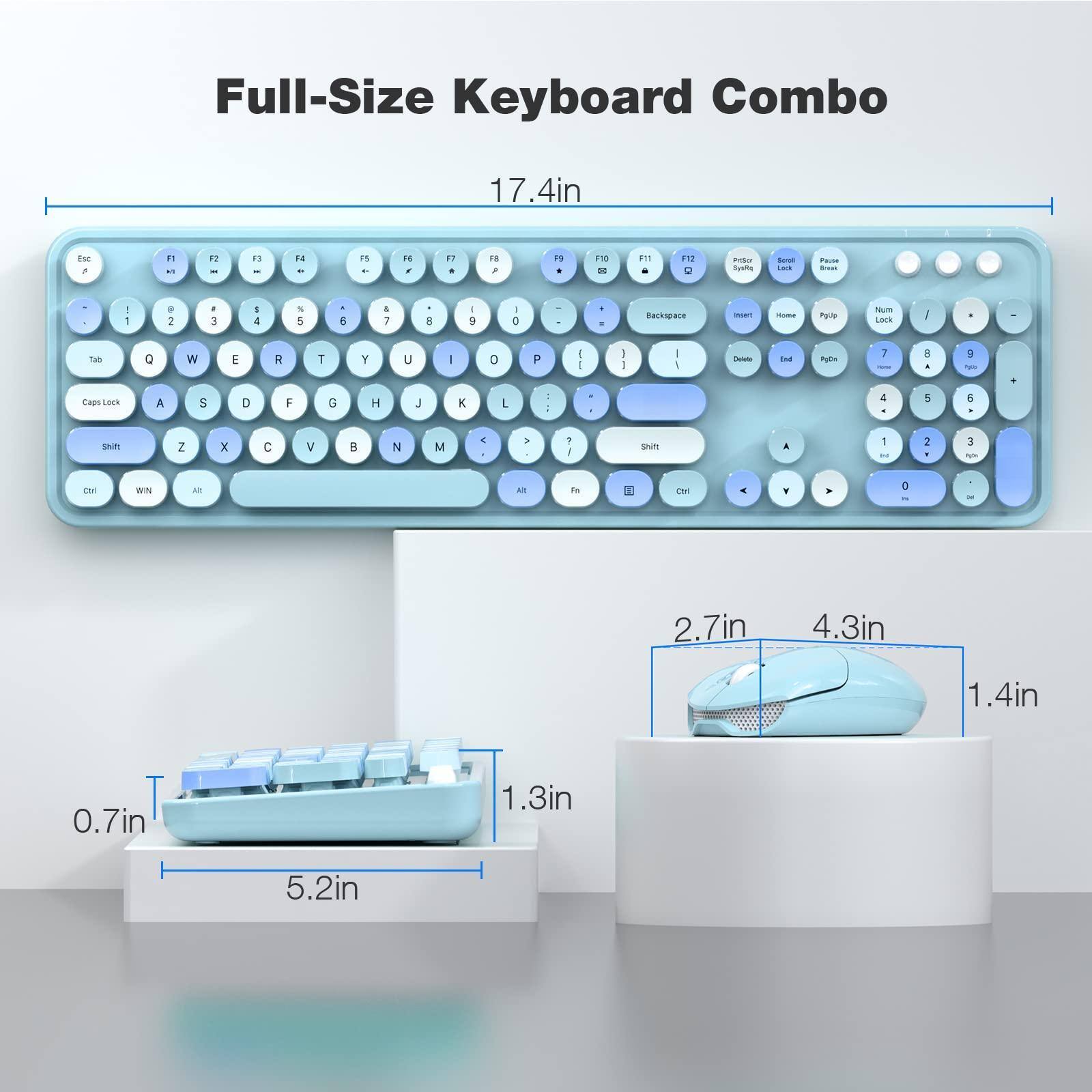 Full-Size Keyboard Combo

17.4in

Caps Lock A S D F G H J K L

Shift Z X C V B N M

Ctrl WIN Alt

Esc F1 F2 F3 F4 F5 F6 F7 F8 F9 F10 F11 F12

1 2 3 4 5 6 7 8 9 0

Q W E R T Y U I O P

Tab Q W E R T Y U I O P

Backspace

Insert Home Page Up

Delete End Page Down

Num Lock / * -

7 8 9 +

4 5 6

1 2 3 0

0.7in 5.2in 1.3in

2.7in 4.3in 1.4in