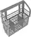 Alt View 25. Bosch - 300 Series 24" Top Control Smart Built-In Stainless Steel Tub Dishwasher with 3rd Rack, 46 dBA - White.