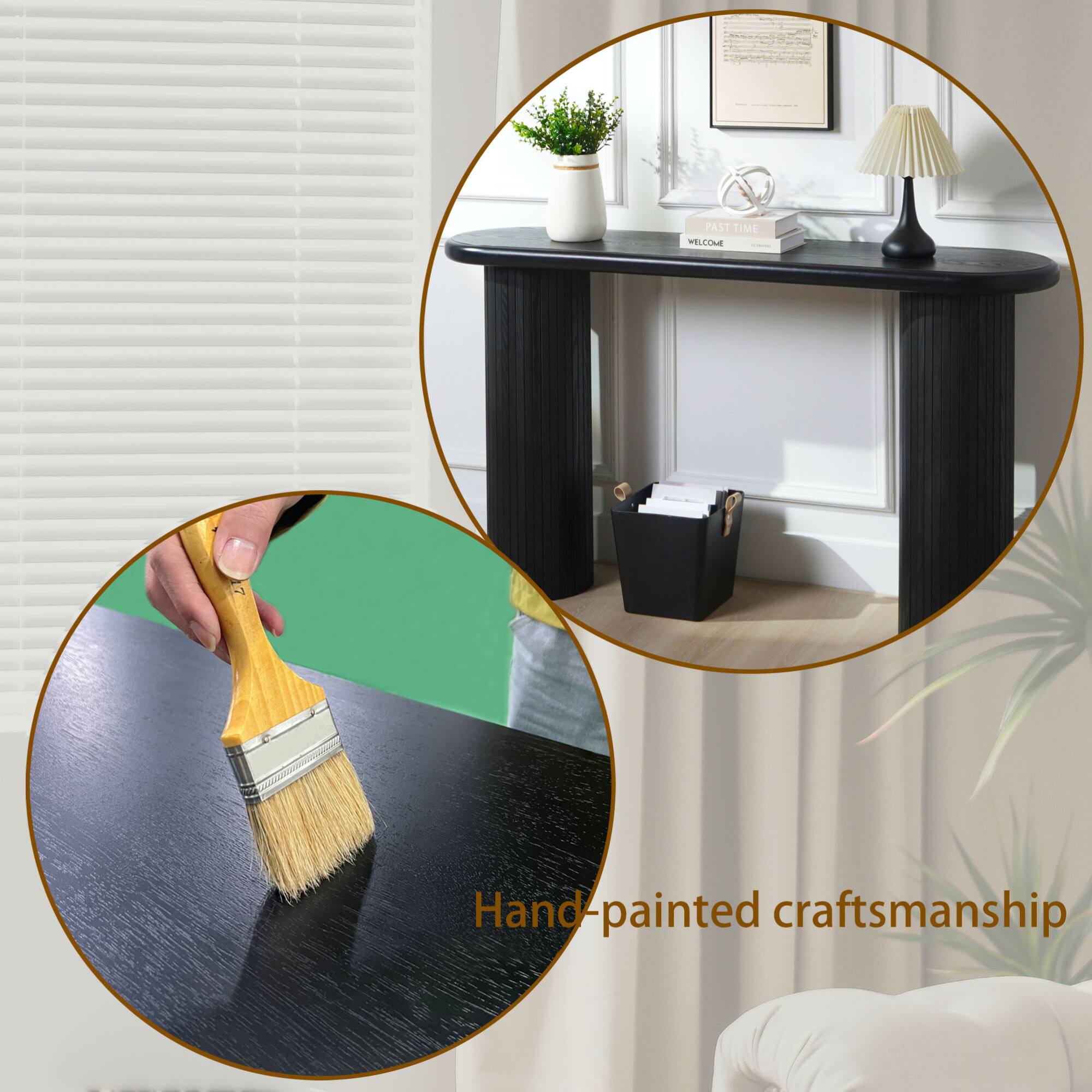 PAST TIME  
WELCOME  

Hand-painted craftsmanship