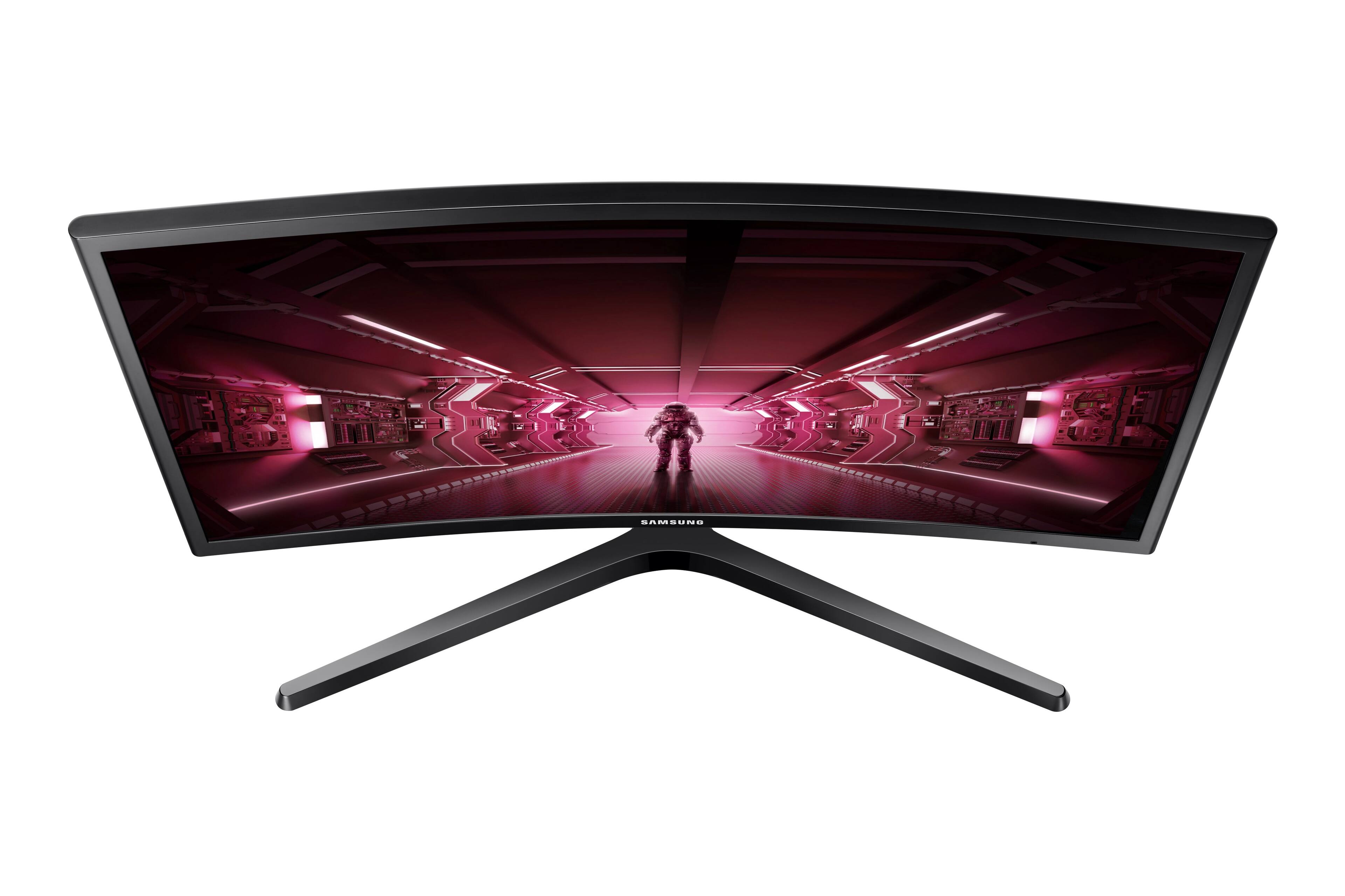 Samsung - Odyssey Gaming CRG5 Series 24” LED Curved FHD FreeSync monitor - Black deals