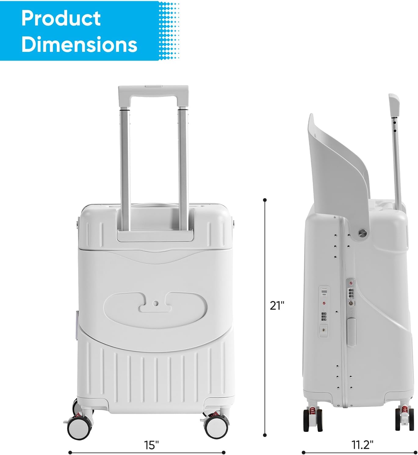 Product Dimensions  
21" x 15" x 11.2"