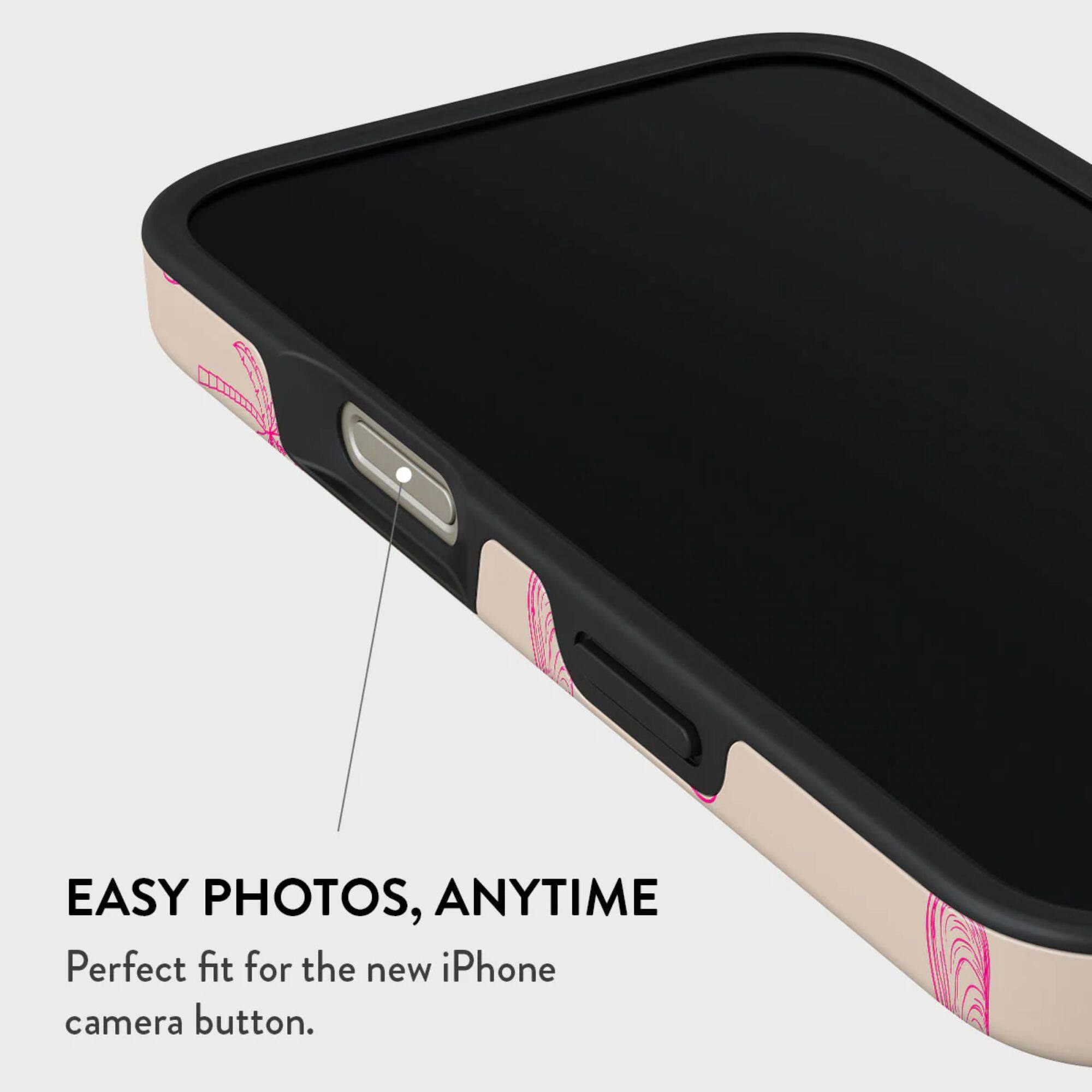 EASY PHOTOS, ANYTIME  
Perfect fit for the new iPhone camera button.