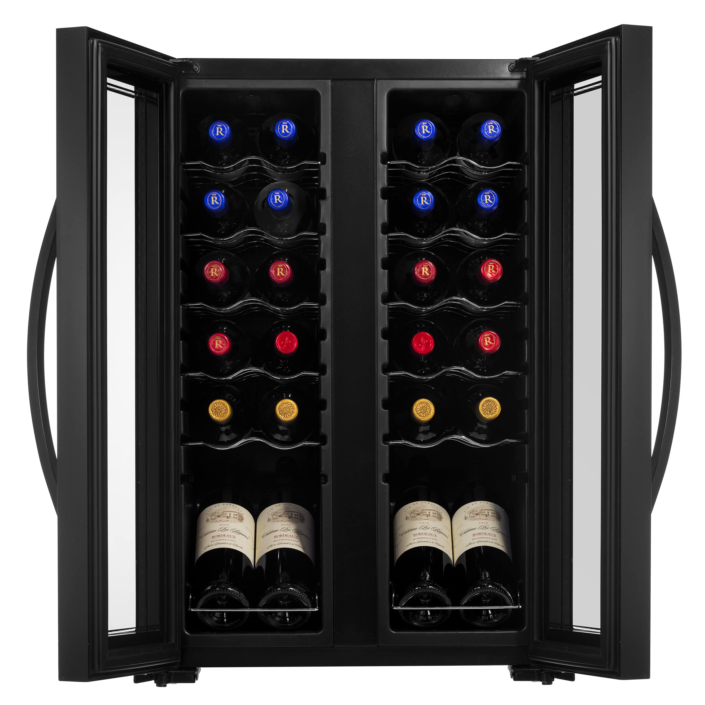 Angle. NutriChef - NutriChef PKCWC240 Cellar Cooler for White - White.