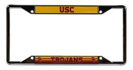Rico Industries - University of Southern California USC Trojans Chrome Four-Corner View License Plate Frame - Multi