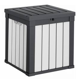 Chic Crate - 50-Gal Plastic Deck Box - Black