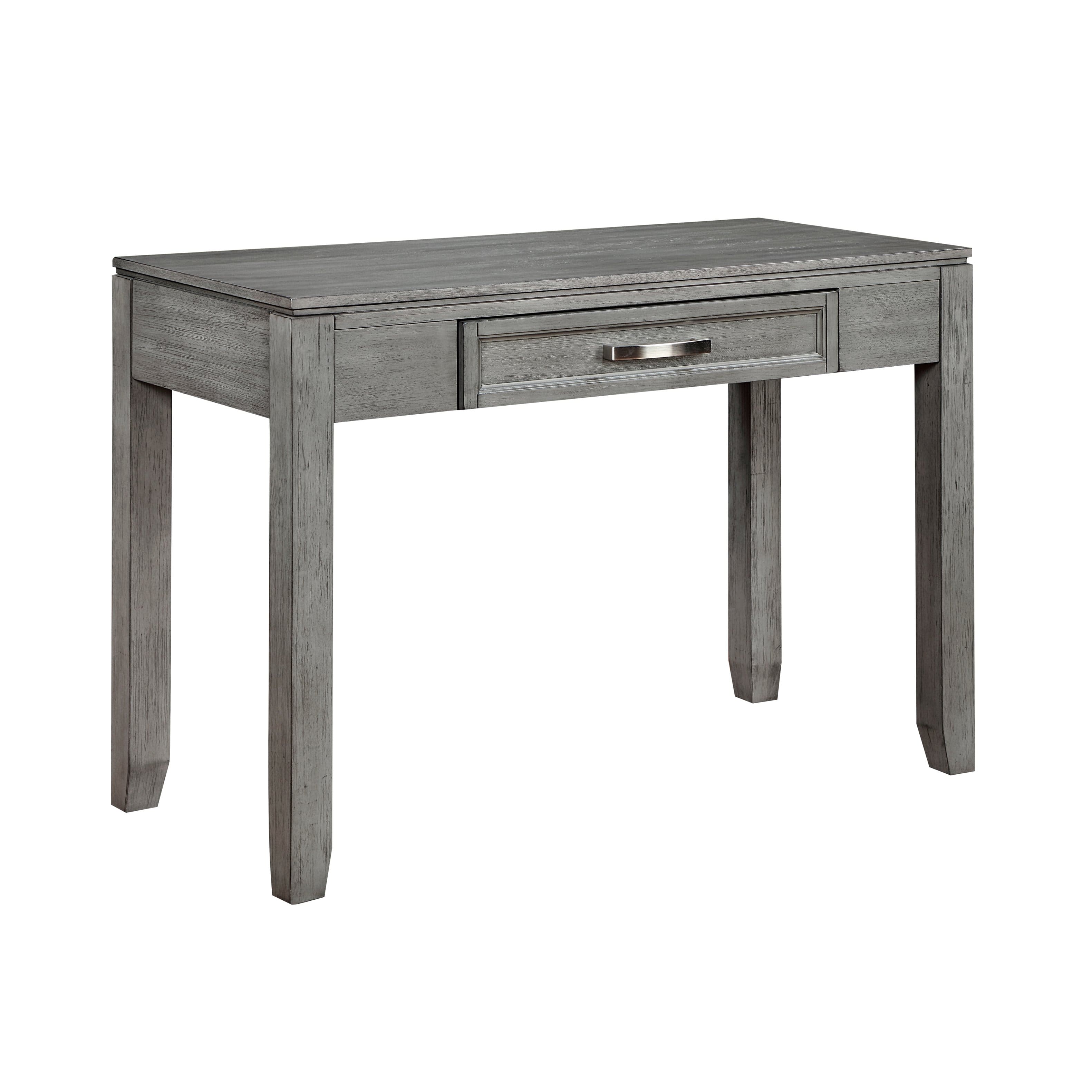 Spaco - Desk with Dovetail Drawer, Ball Bearing Glides - Gray