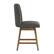 Left. OSP Home Furnishings - Finley 26” Swivel Counter Stool 2Pk - Charcoal/Med Oak.
