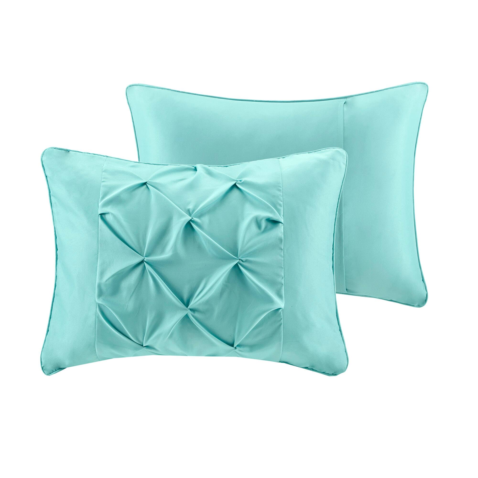 Alt View 2. Gracie Mills - Gracie Mills Kalliope Boho 7-Piece Comforter Set with Bed Sheets - Aqua.