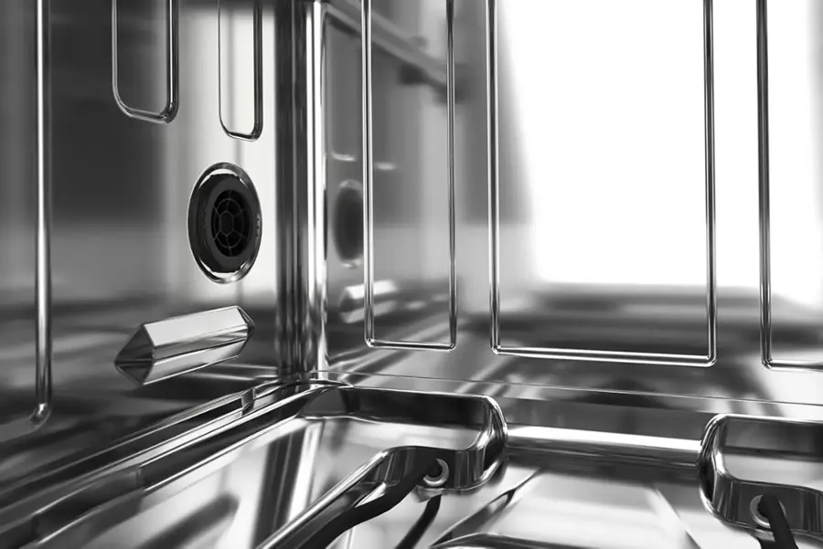 Alt View 27. KitchenAid - 24" Top Control Built-In Stainless Steel Tub Dishwasher with 3rd Rack, 360 Max Jets, 44 dBA - Stainless steel.