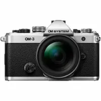 Olympus - OM-3 4K Video Mirrorless Camera with Lens - Front_Zoom