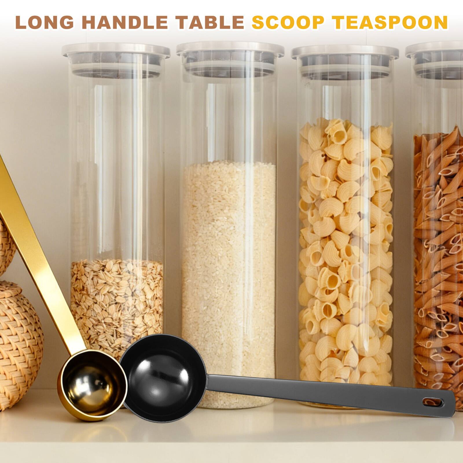 LONG HANDLE TABLE SCOOP TEASPOON