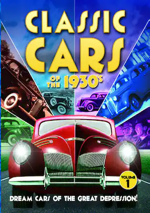 Front. Classic Cars of the 1930s - DVD.