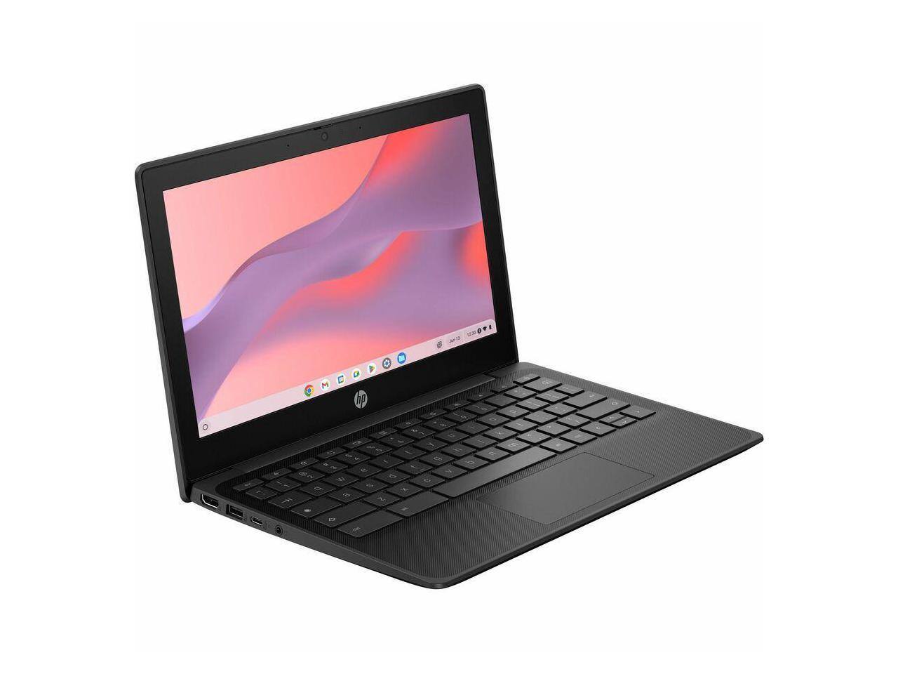 Alt View 5. HP - HP Fortis G1m 11.6" Touchscreen Rugged Chromebook - Octa-core ARM - 8 GB - 64 GB - Jet Black - Black.