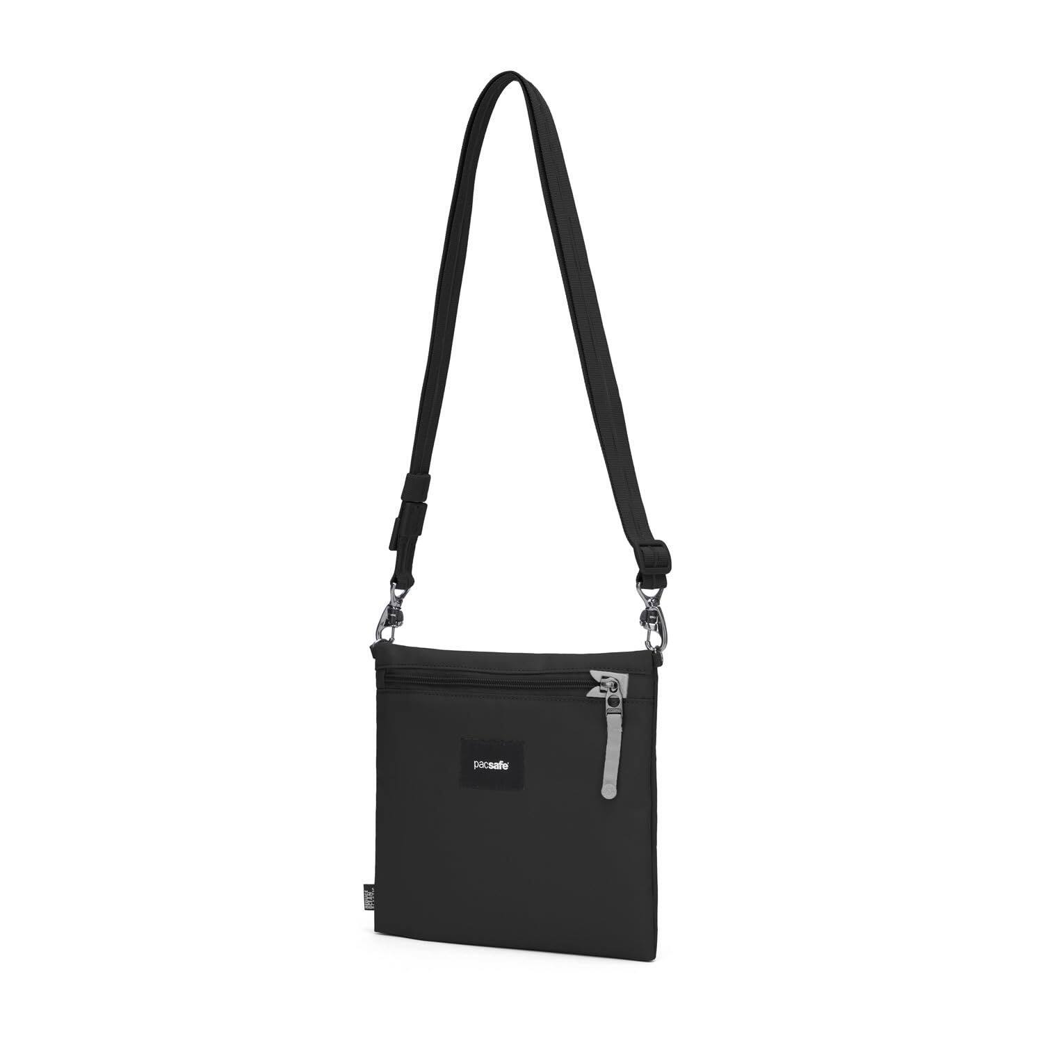 Back. Pacsafe - Pacsafe ,  Go Crossbody Pouch  ,  Jet Black - Jet Black.