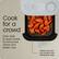 Cook for a crowd
Extra-wide 8-quart basket for enhanced airflow and better crisp
Basket and rack are nonstick and dishwasher safe
Air Fry
Broil
Bake
Reheat
Keep Warm
Dehydrate
Flip Shake Ready
450°F
2:00
Fan Speed 1 2 3 4 5
Start Stop