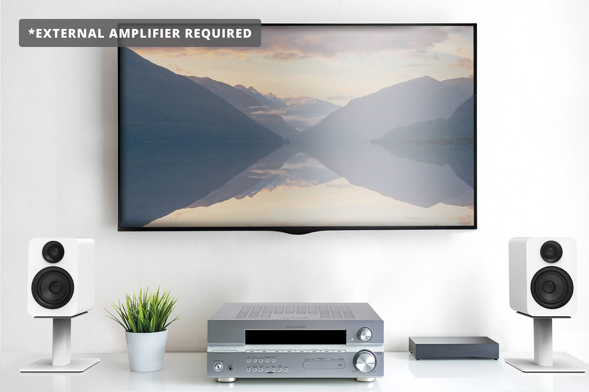 *EXTERNAL AMPLIFIER REQUIRED