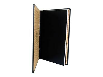 Alt View 1. Wilson Jones - Wilson Jones Minute Record Book, 8.5"W x 14"H, Black (W0395-31) - Black.