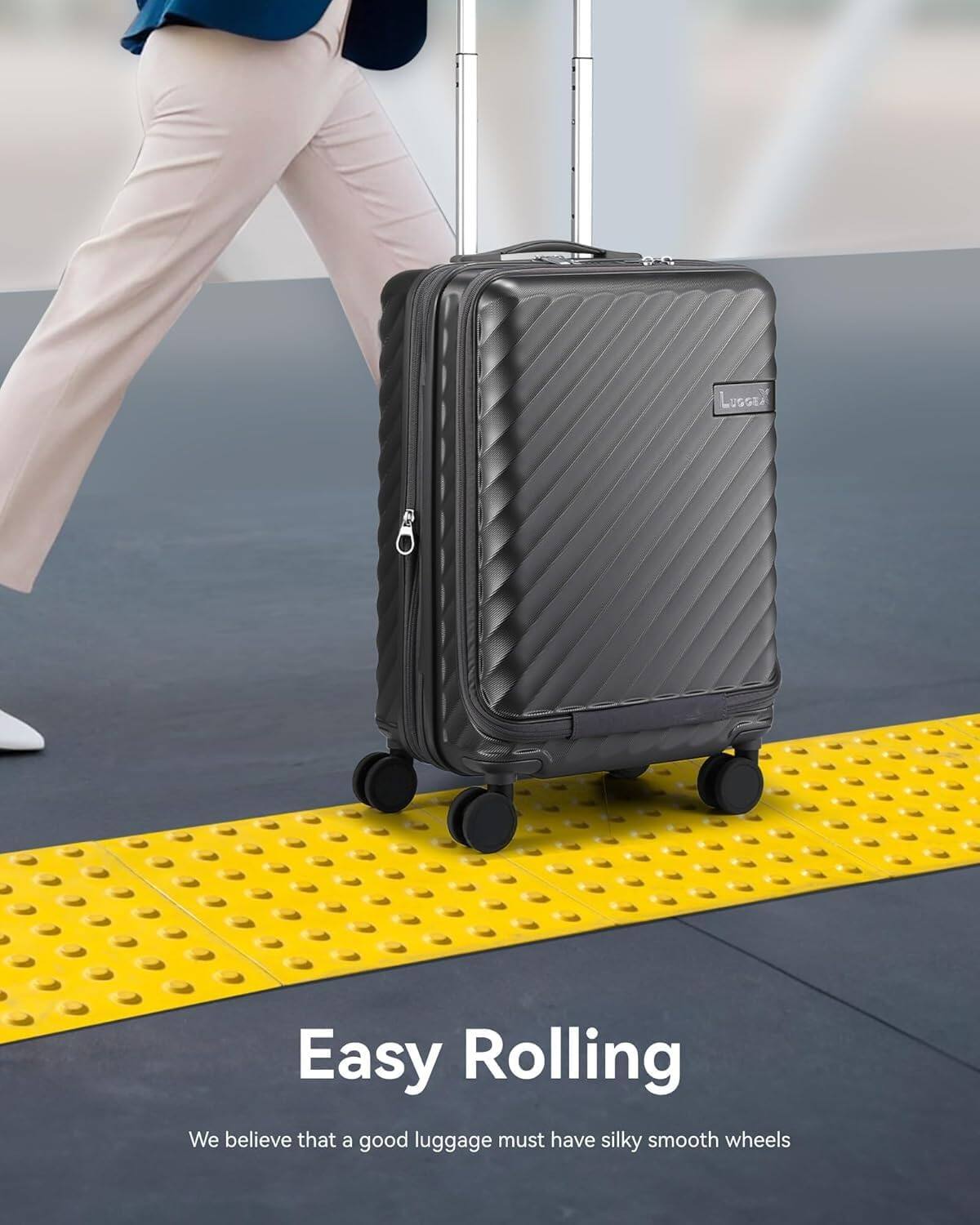 Easy Rolling

We believe that a good luggage must have silky smooth wheels