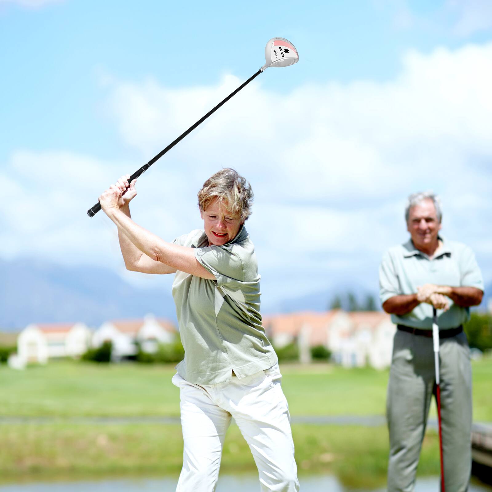 Alt View 1. Gymax - Gymax Driver Golf Club for Women 460CC 12° Individual Golf Driver w/ Graphite Shaft - Black, Silver.