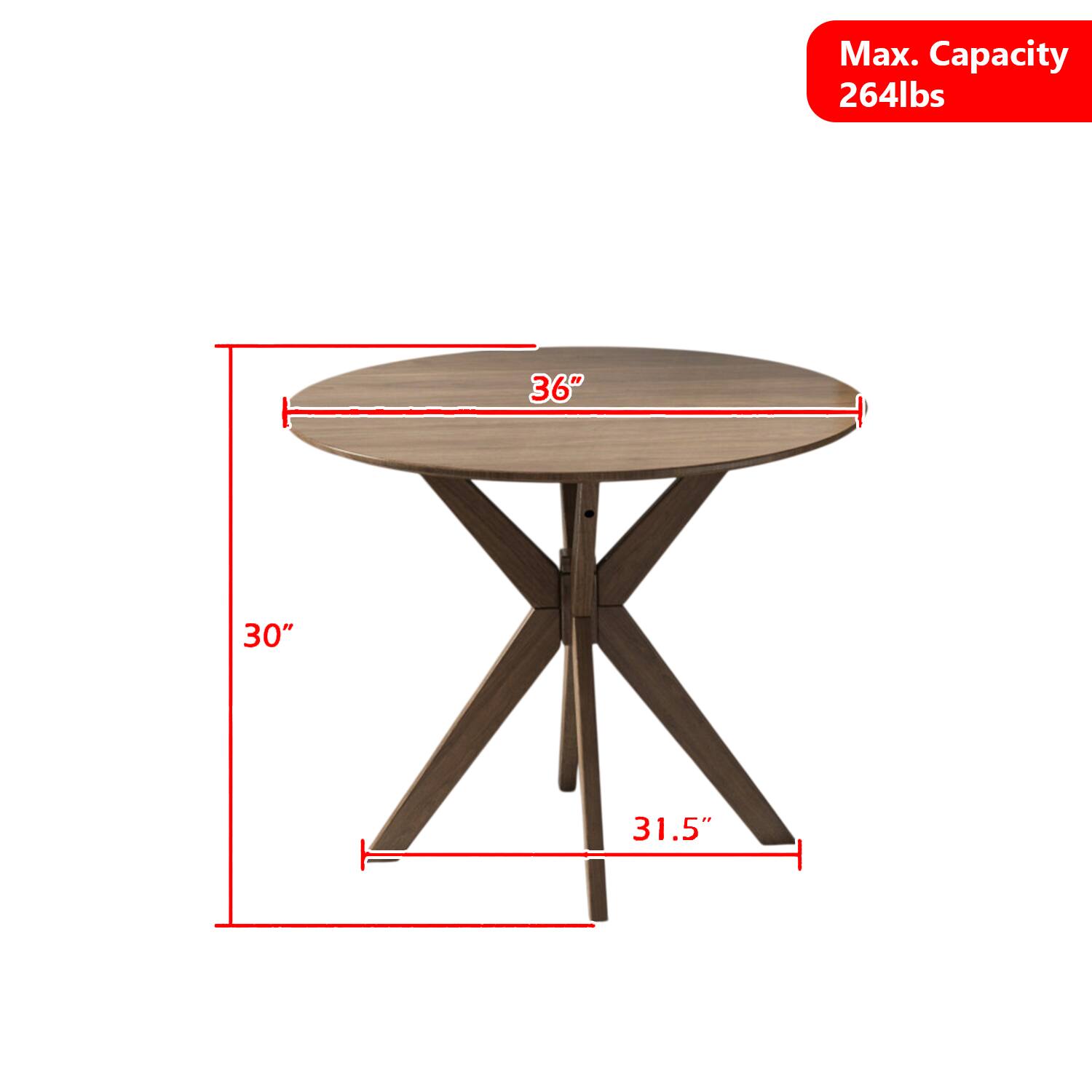 Max. Capacity 264lbs  
36"  
30"  
31.5"