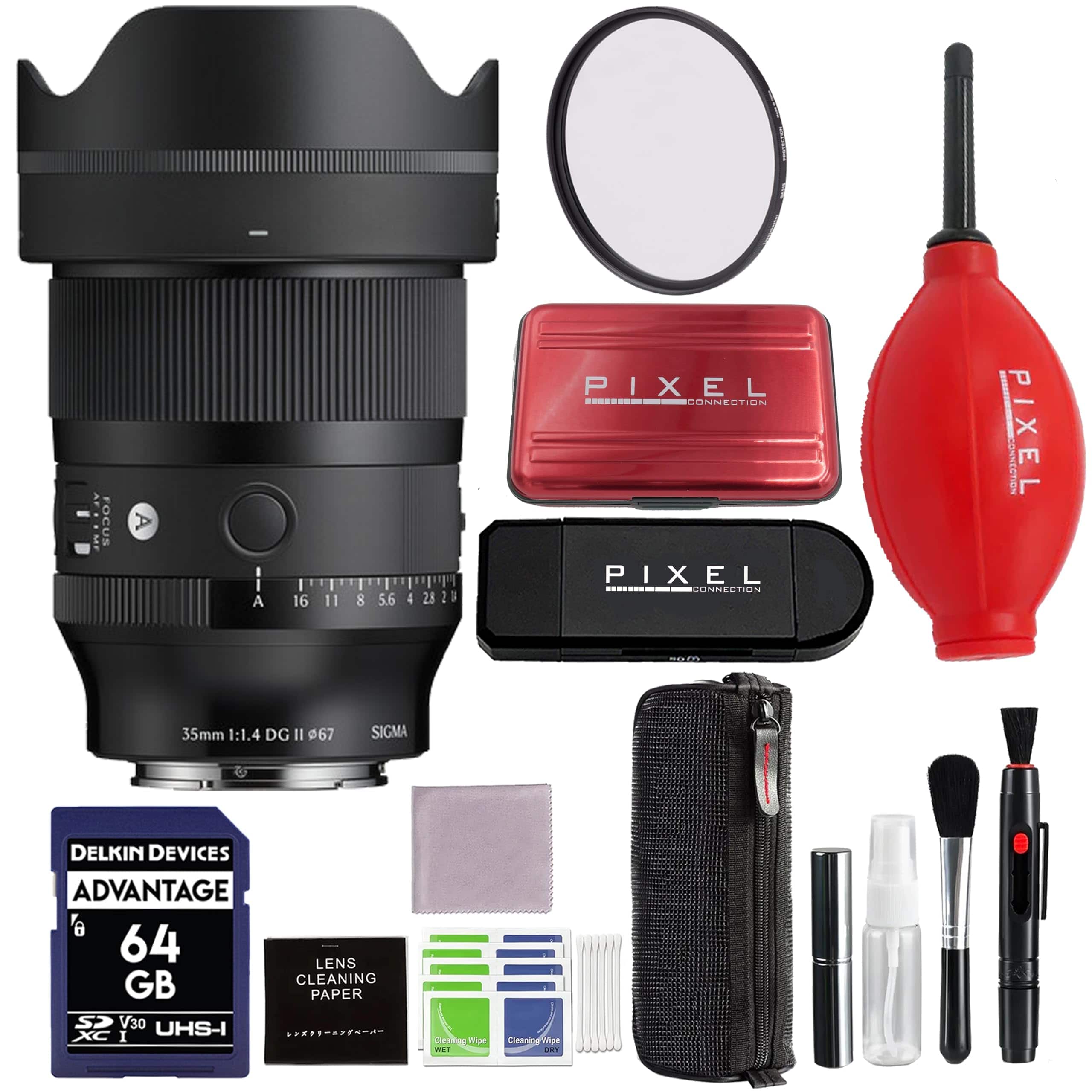 Sigma - 35mm f/1.4 DG II Art Lens for Sony E with Advanced Accessory and Travel Bundle | 304965 | 35mm Lens for Sony E - Black price history on PriceWatchPro