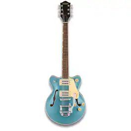 Gretsch - G2655T Streamliner Center Block Jr. Double-Cut Electric Guitar (Blue)