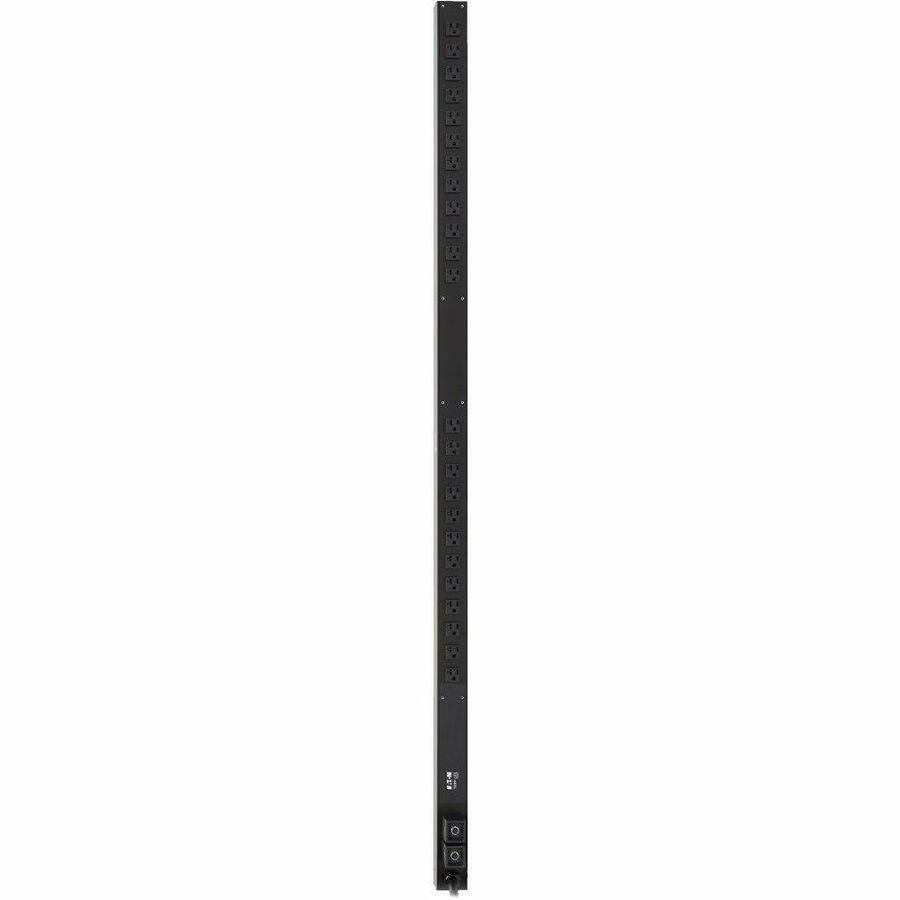 Alt View 4. Tripp Lite - Tripp Lite by Eaton PDU 2.9kW 120V Single-Phase Basic PDU - 24 NEMA 5-15/20R Outlets L5-30P Input 10 ft. Cord 63.75 in. - Black.