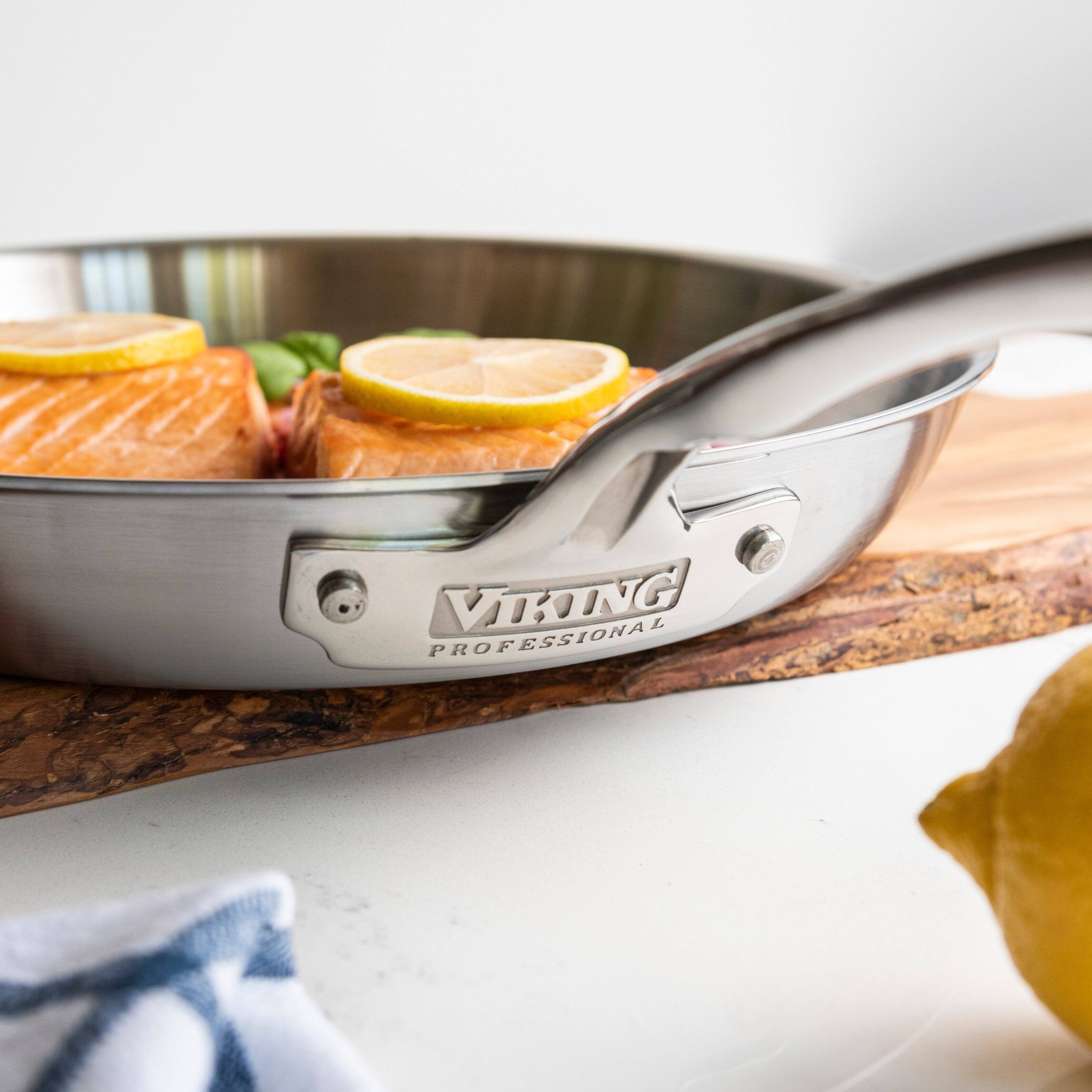 Alt View 13. Viking - Professional 5 Ply 12" Fry Pan - Satin.