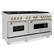 ZLINE is the brand of the stainless steel oven and stove.