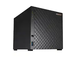 Asustor - AS1204T Drivestor 4 Gen 2 - 4 Bay NAS, 1.7GHz CPU, 2.5GbE, 1GB DDR4, 3x USB 3.2, 90W (Diskless)