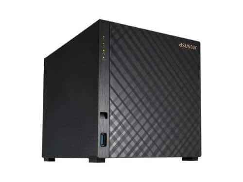 Asustor - AS1204T Drivestor 4 Gen 2 - 4 Bay NAS, 1.7GHz CPU, 2.5GbE, 1GB DDR4, 3x USB 3.2, 90W (Diskless)