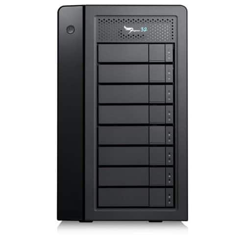 Promise Technology - Pegasus32 R8 80TB (8x10TB) 8-Bay Thunderbolt 3 / USB 3.2 Gen 2 RAID Array