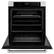 Angle. ZLINE - 30 in. True Convection Wall Oven w/ Air Fry and Self Clean w/ White Matte Door - Stainless Steel.