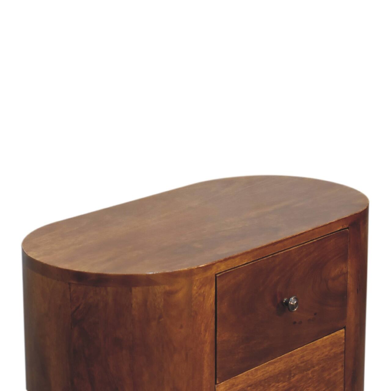 Alt View 1. Artisan Furniture - Artisan Furniture Solid Wood Mini Chestnut Cabinet, 3 Drawers, Brown - Brown.