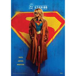 Trend Setters - Supergirl (Truth. Justice. Whatever.) MightyPrint™ Wall Art MP17241154 - Multicolor