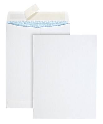 Front. Quality Park - Redi-Strip Self Seal Catalog Envelope, 9" x 12", 100/Box - White.