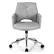 Alt View 20. Costway - Leisure Hollow Mid-Back Adjustable Task Chair with Armrests - Grey.