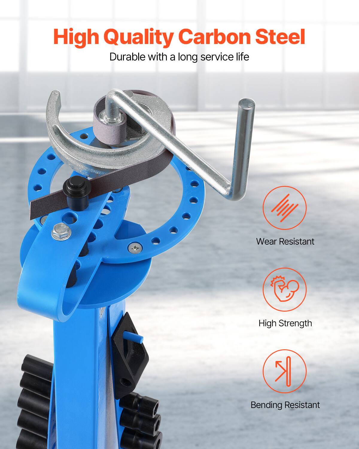 High Quality Carbon Steel  
Durable with a long service life  
Wear Resistant  
High Strength  
Bending Resistant