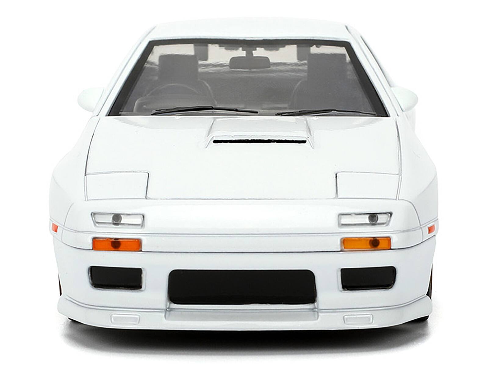 Alt View 5. Jada - 1985 Mazda RX-7 White "JDM Tuners" Series 1/24 Diecast Model Car by Jada.