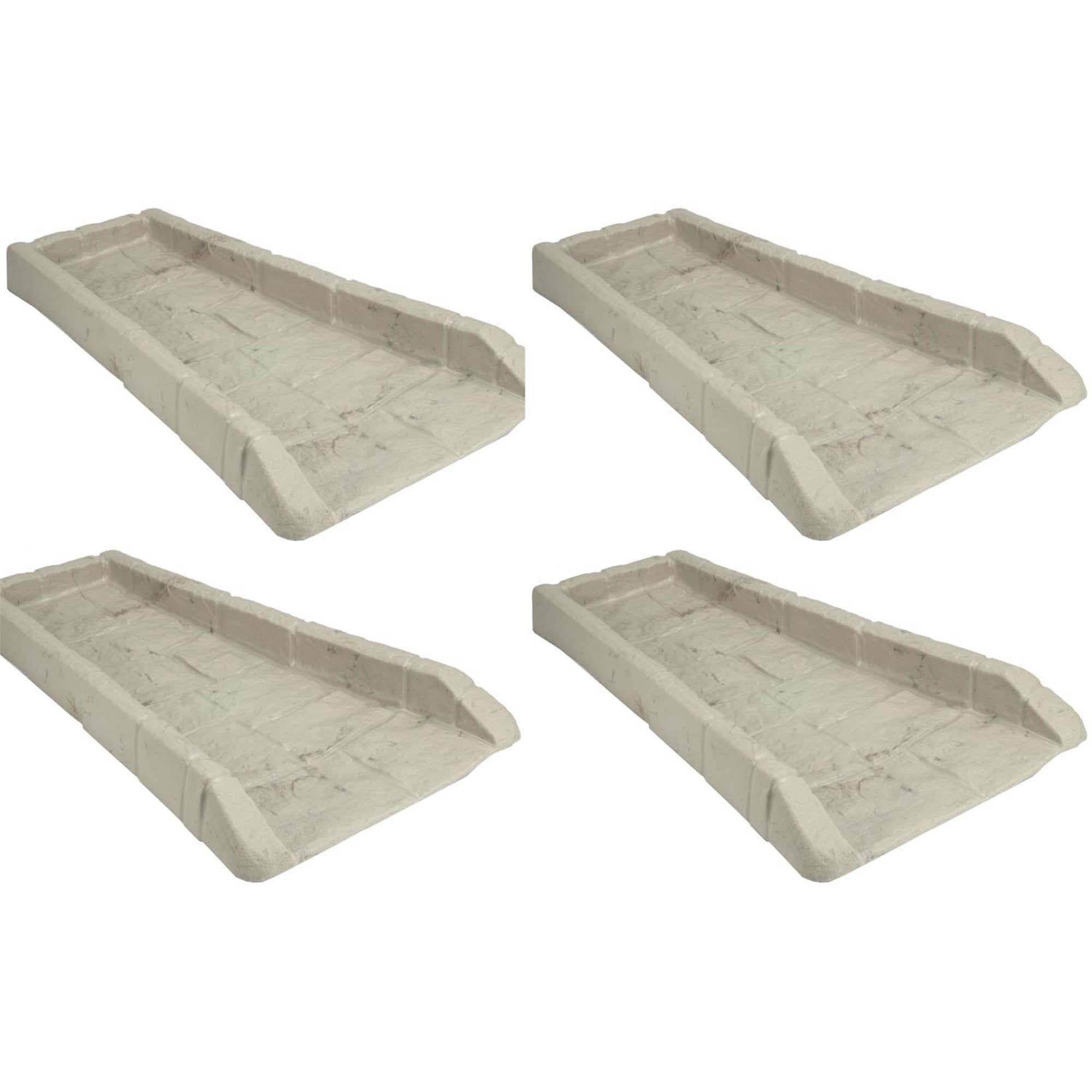 Suncast - SB24 Decorative Rain Gutter Downspout Splash Block, Light Taupe (4 Pack) price history on PriceWatchPro