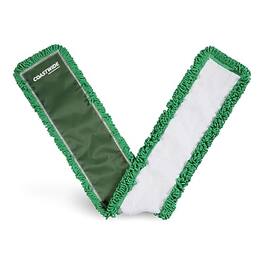 Coastwide Professional - Looped-End Dust Mop Head, Microfiber, 48" x 5" - Green