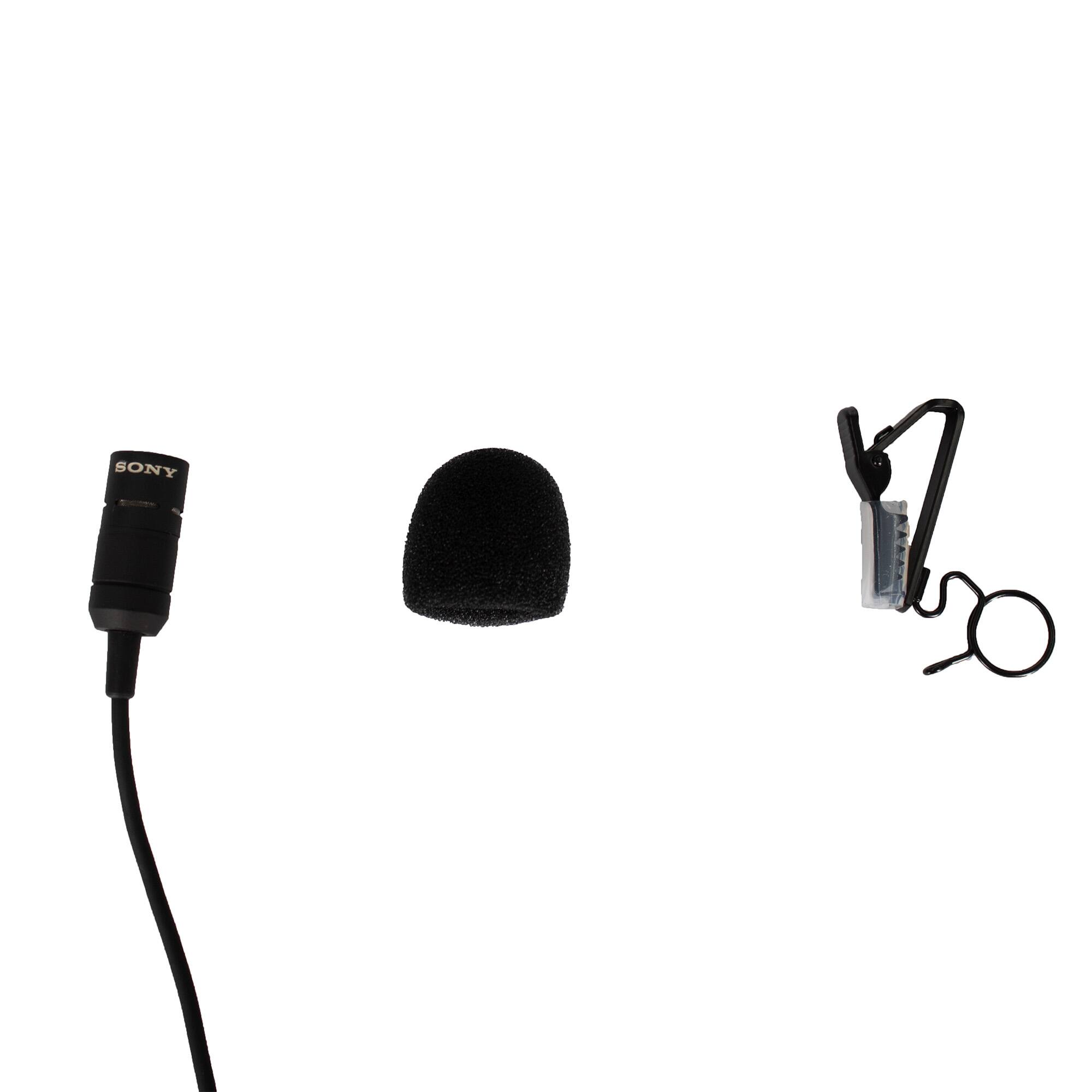Back. Sony - Sony ECM-44BC Omnidirectional Lavalier Mic Bundle | Wide Frequency & Natural Sound + More.