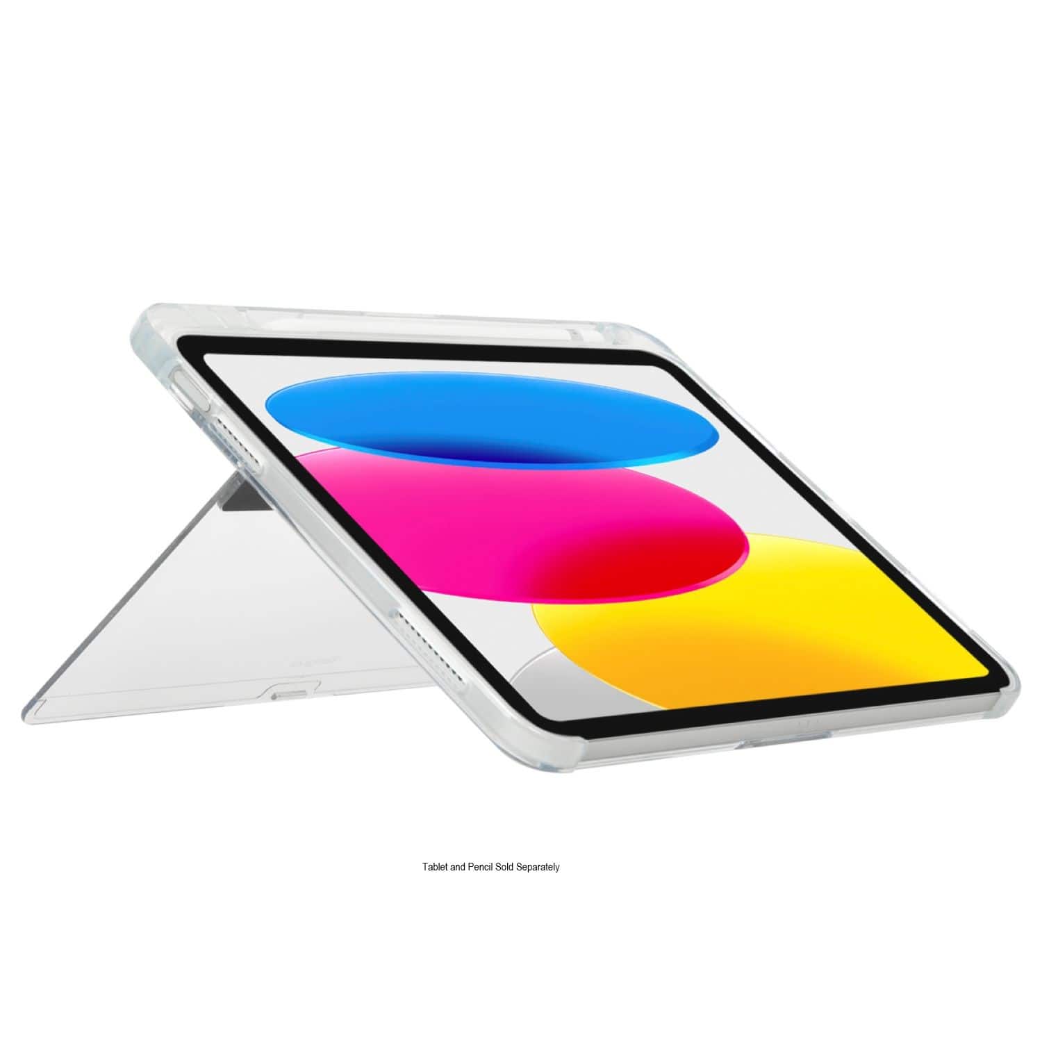 Alt View 18. Targus - Click-In Clear Case + Kickstand for iPad 11"(A16) and iPad 10.9"(10th gen.) - Clear.