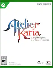 XBOX SERIES X
Atelier Karia
The Night Kingdom & the Guide of Memories
RATING PENDING
COTE en ATTENTE
RP
ART NOT FINAL
GRAPHISMES NON FINALISÉS
Gust
KT
KOEI TECMO